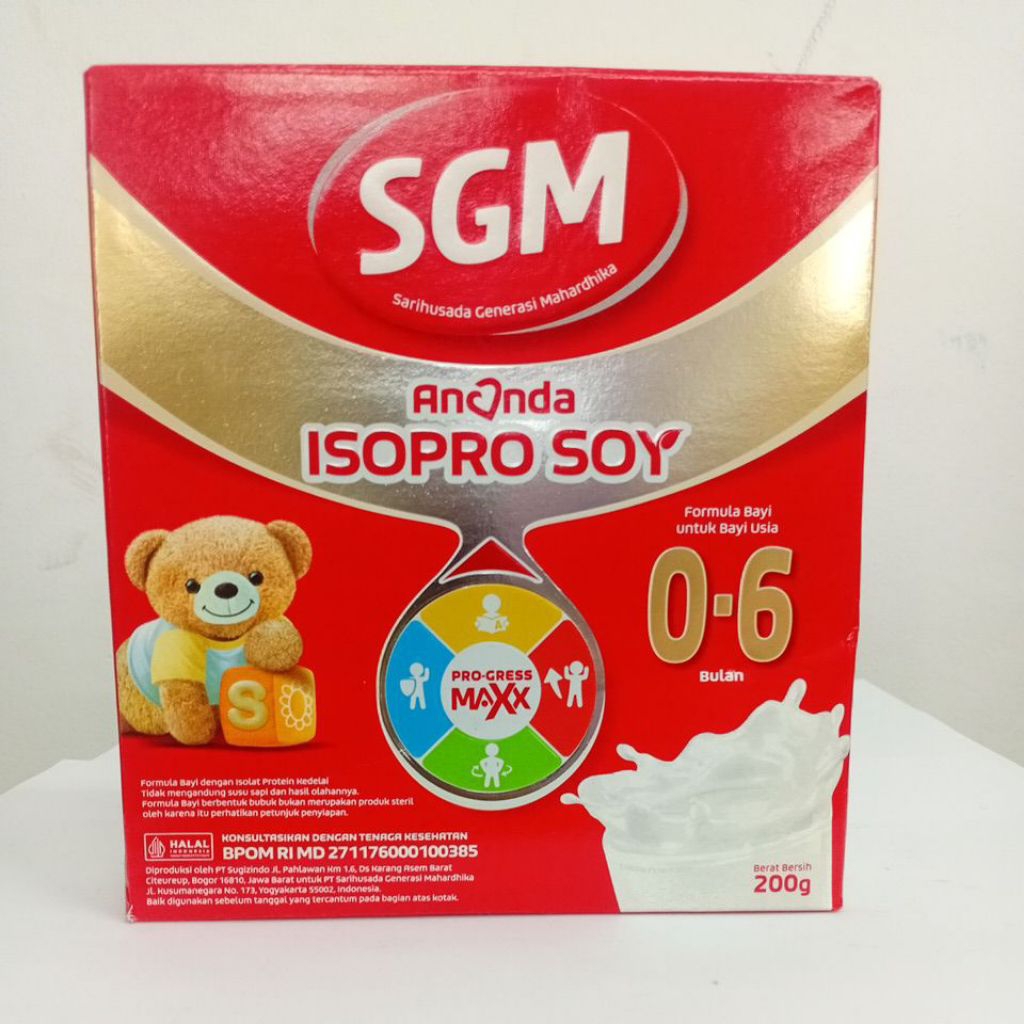 SGM ANANDA ISOPRO SOY - SUSU BAYI 0-6 BULAN 200g