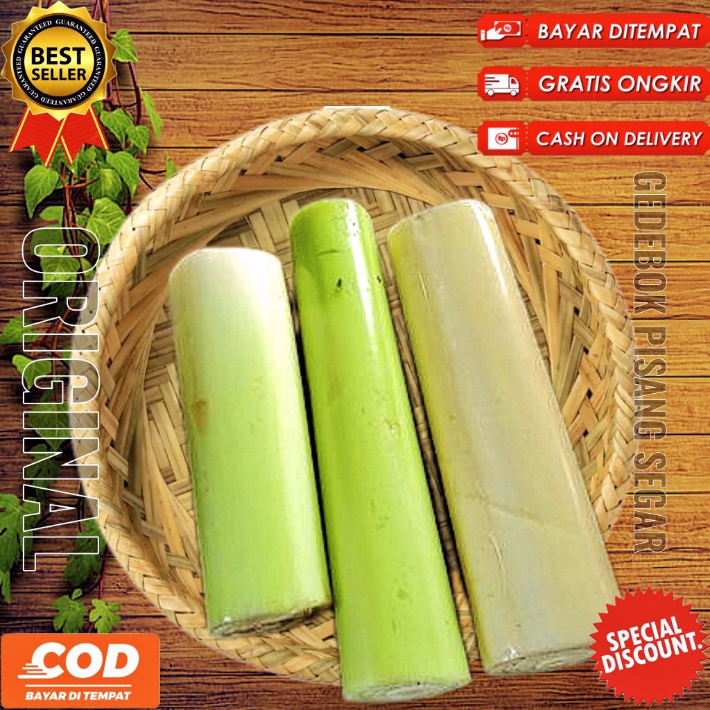 

Gedebok pisang 5kg Gedebog pisang 5kg segar fresh di ambil dadakan saat dipesan