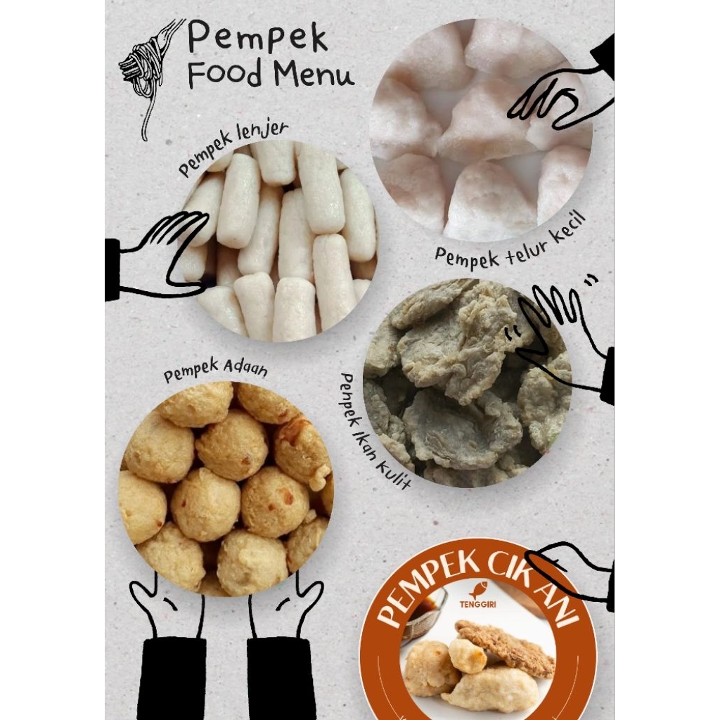 

Pempek Ikan isi 20 bisa campur