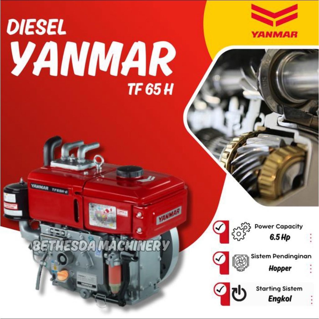 MESIN DIESEL YANMAR TF 65 H-di 6.5HP 100% ORIGINAL