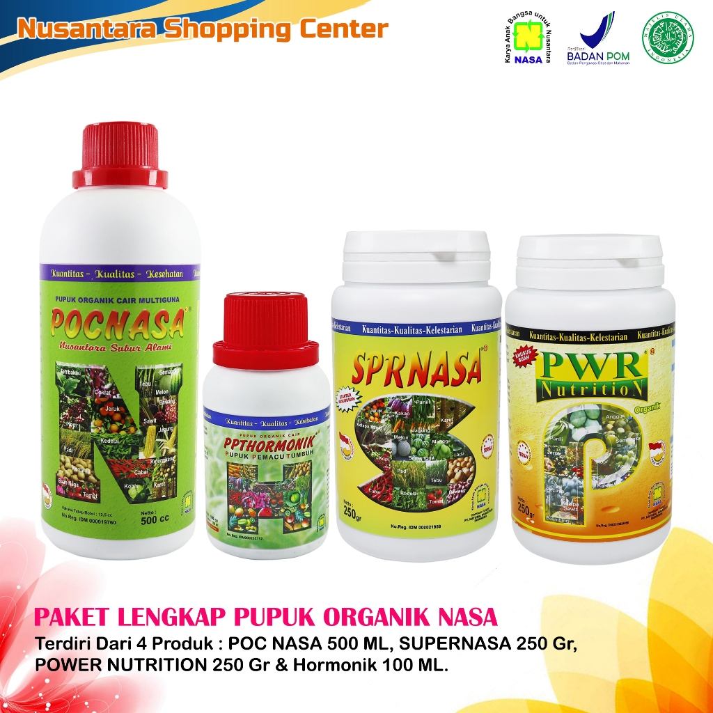 PAKET LENGKAP PUPUK ORGANIK NASA