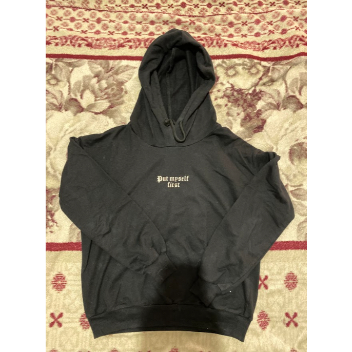 [PRELOVED] COLORBOX - Black Hoodie Sweatshirt