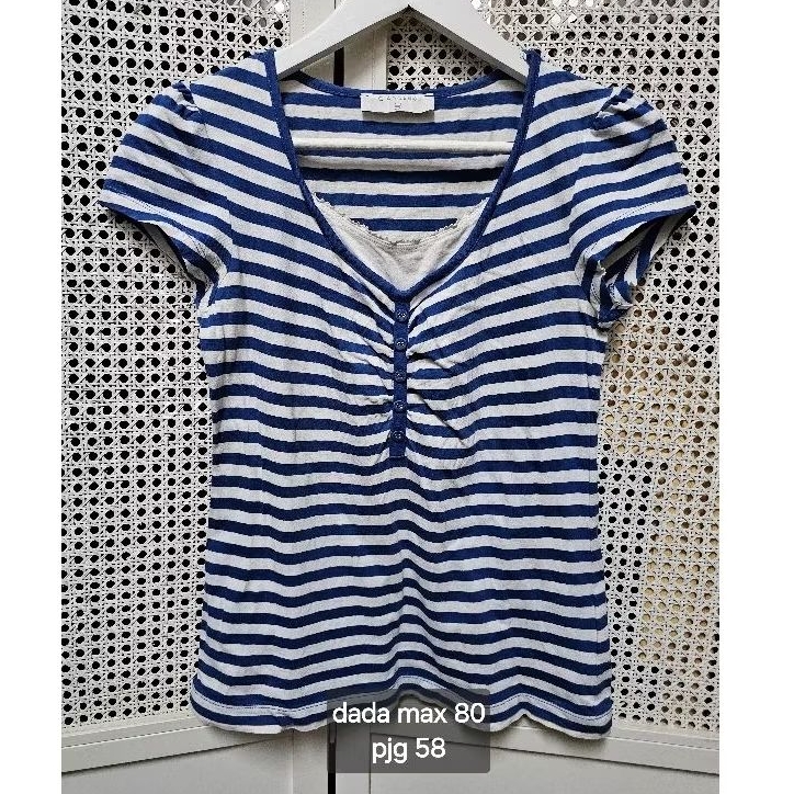 blus giordano original tshirt baju atasan wanita blouse
