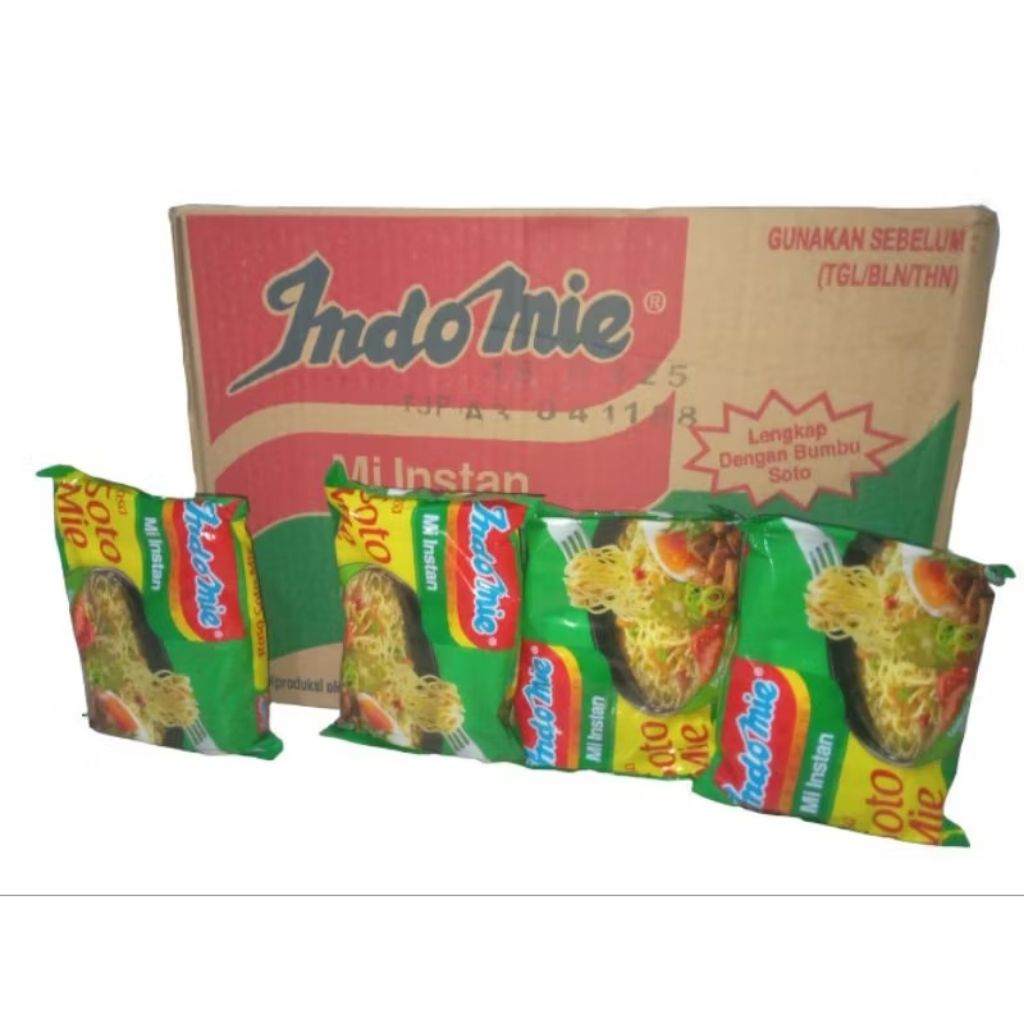 

10 bungkus indomie rasa soto