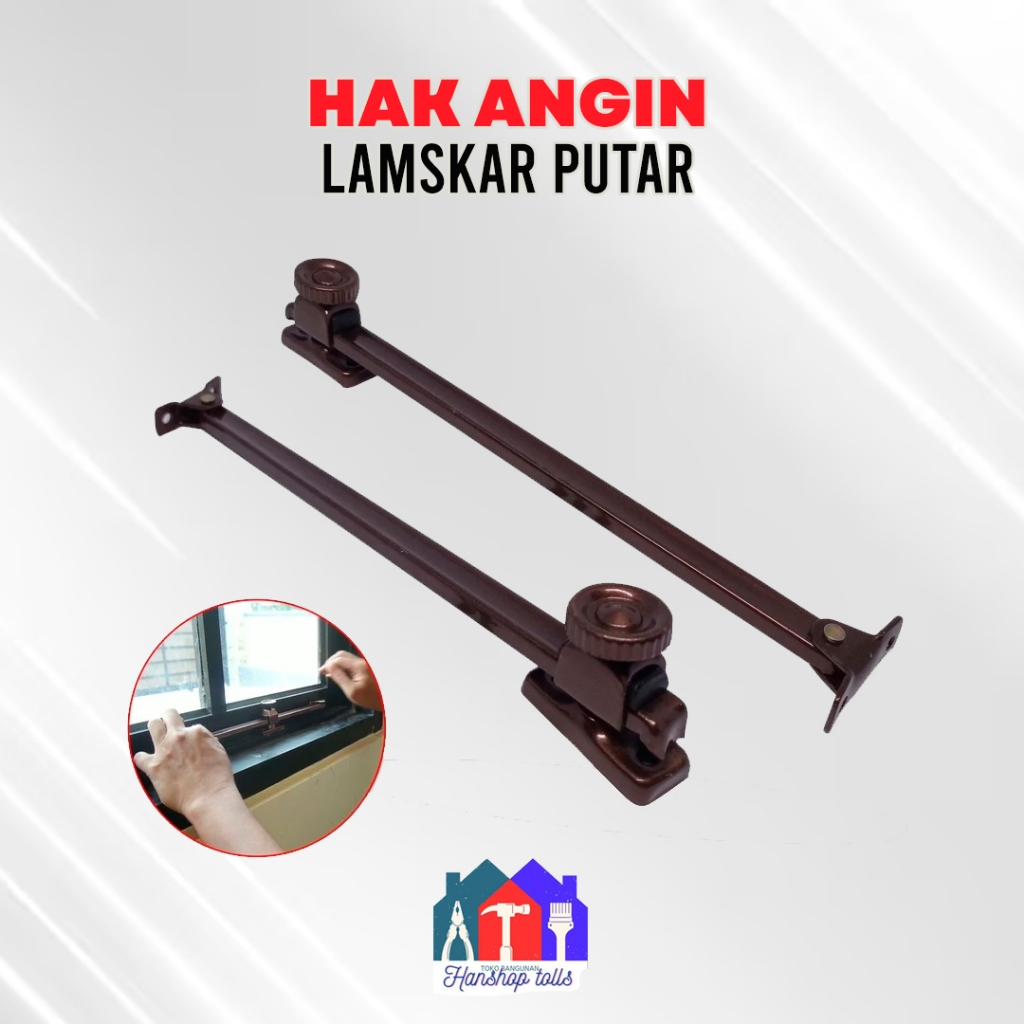 Hak Angin Putar Penahan Jendela Cantolan Jendela