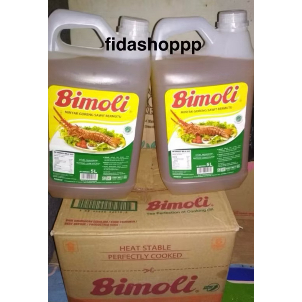 

bimoli jerigen 5liter 1 dus isi 4