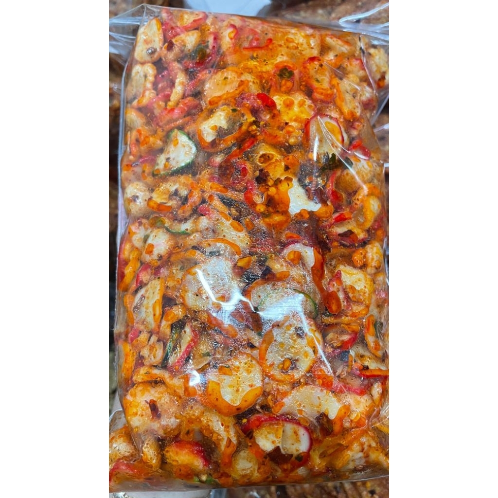 

[100GRAM]Kerupuk Seblak bantet PEDAS DAUN JERUK PREMIUM ASLI BANGKA