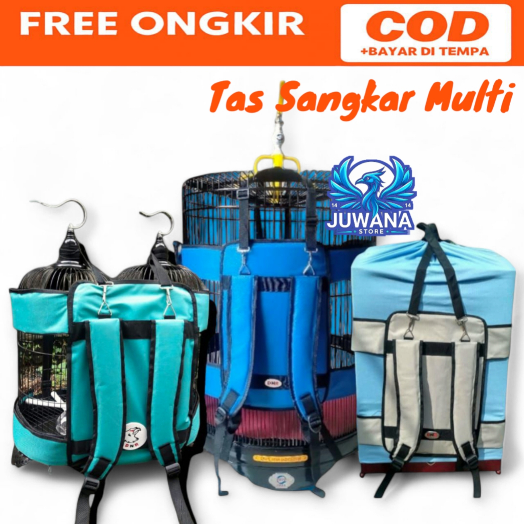 Tas Sangkar Kotak Burung Lovebird Burung Murai Tas Sangkar Burung Multifungsi