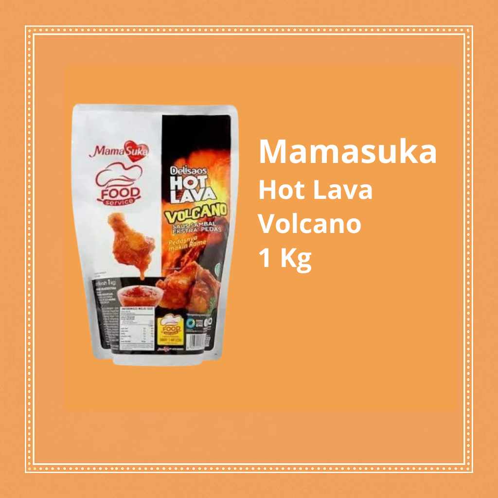 

Mamasuka Delisaos Hot Lava Volcano 1Kg Bungkus – Saus Super Pedas untuk Masakan Lebih Berani