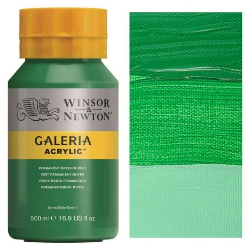 

GALERIA ACRYLIC PAINT 500 ML PERMANENT GREEN MIDDLE WINSOR & NEWTON