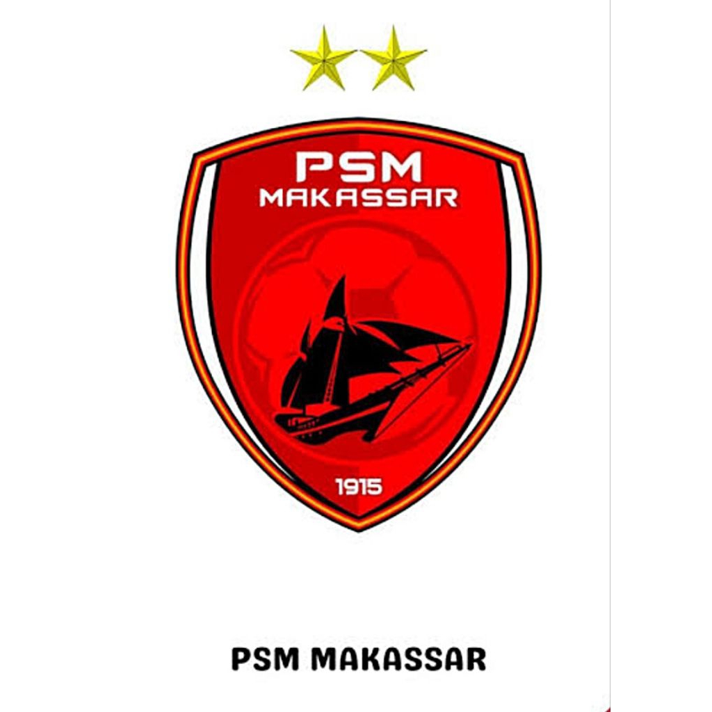 bordir patch Club PSM Makassar / Emblem PSM Makassar / Logo PSM Makassar Club Bagus dan Rapi