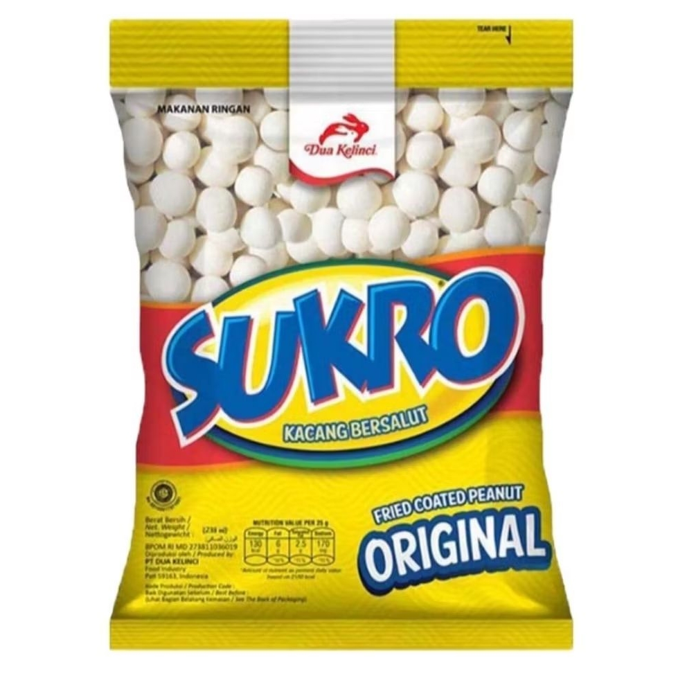 

Dua Kelinci Sukro Kacang Atom Original 95 g
