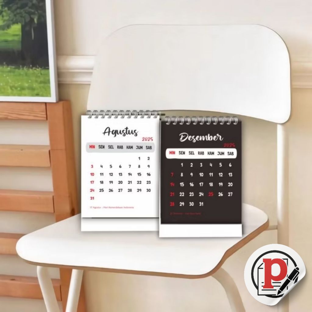 

KALENDER 2025 TERBARU / KALENDER A6 JUMBO / KALENDER MEJA MINI / KALENDER HITAM PUTIH AESTHETIC