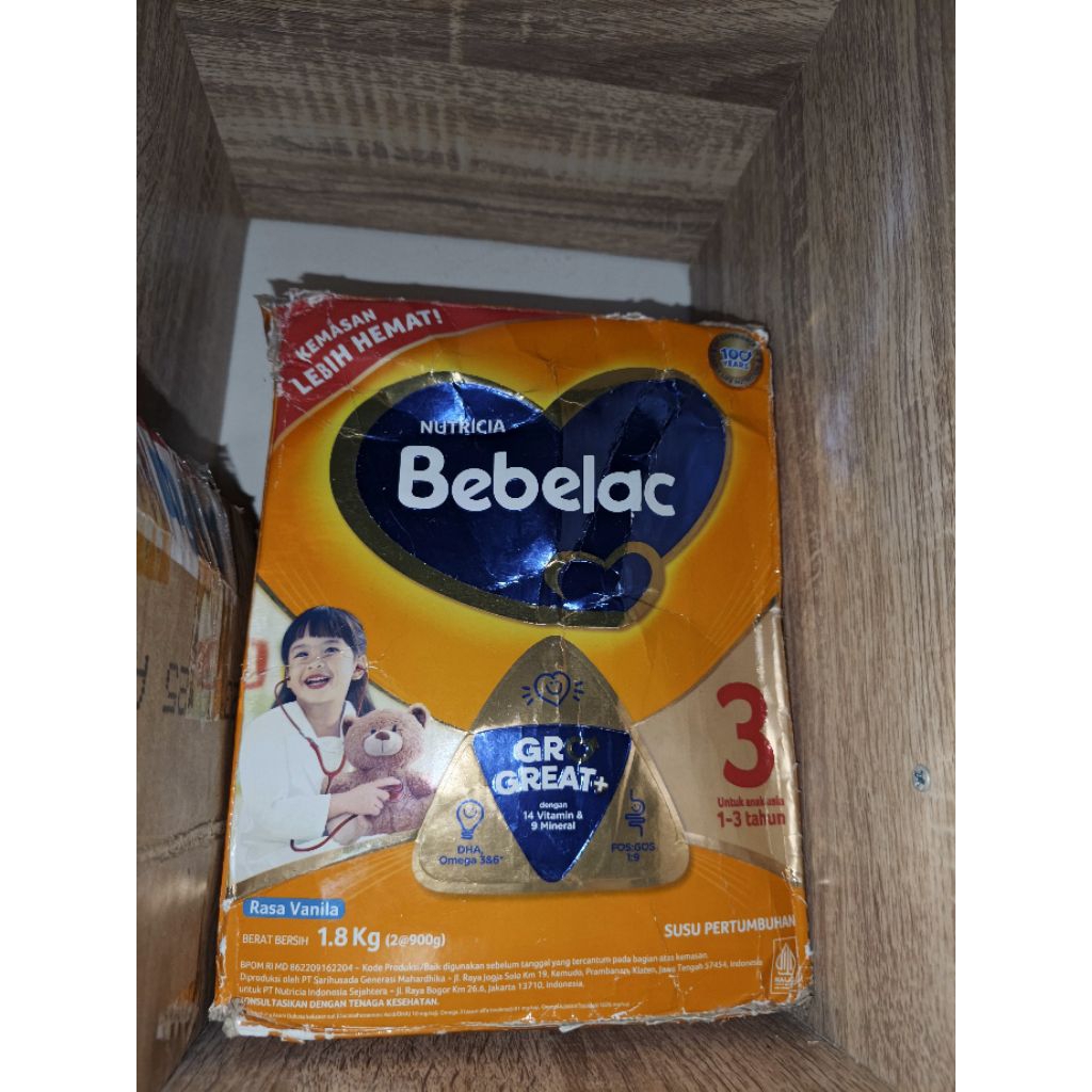 

BEBELAC 3 VANILLA 1800GRAM ( Minus Dus Sesuai di Foto)