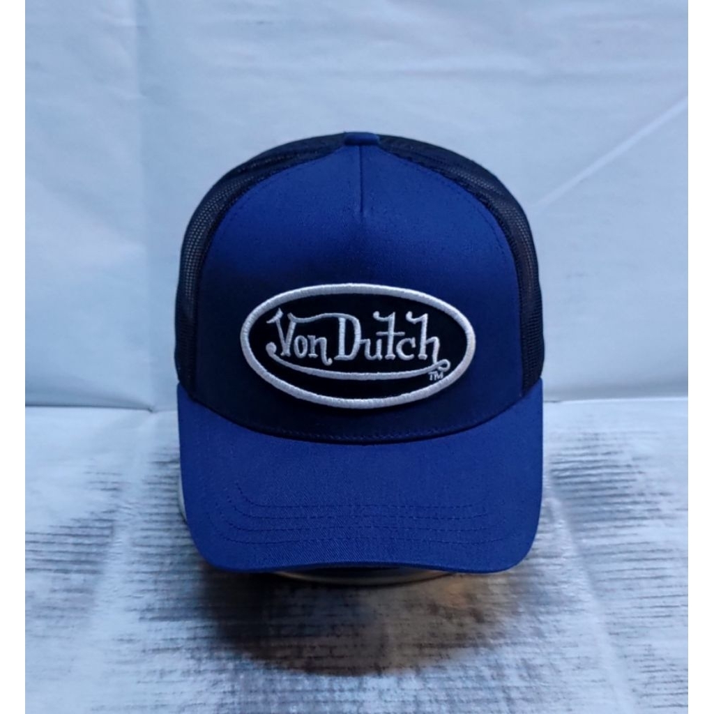 Topi Von Dutch California 2Tone Trucker Cap Authentic Ori 2nd
