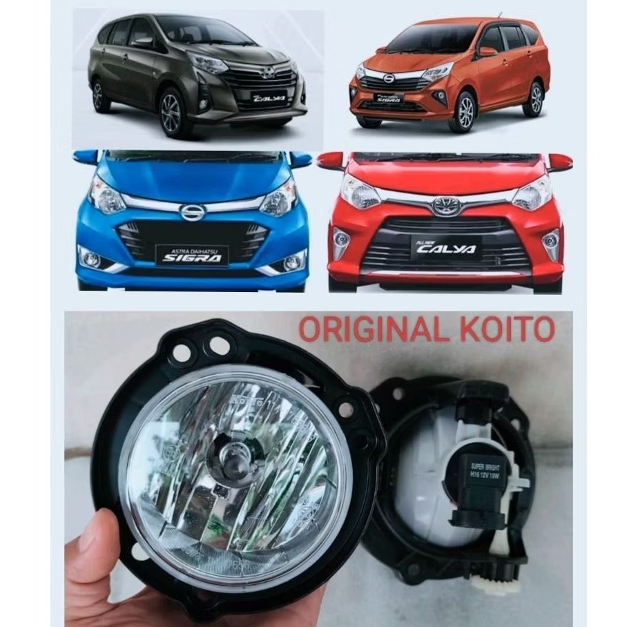 foglamp lampu kabut DAIHATSU SIGRA TAHUN 2016 - 2024 ORIGINAL KOITO KANAN KIRI