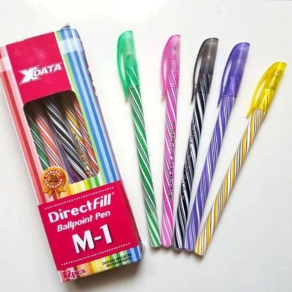 

Bolpoint / PULPEN Hitam Random 12 pcs (1 pack)