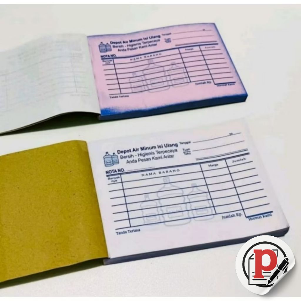 

MINI NOTA 2 RANGKAP DEPO AIR MINUM ISI ULANG / MINI NOTA 2 PLY / MINI NOTA MURAH