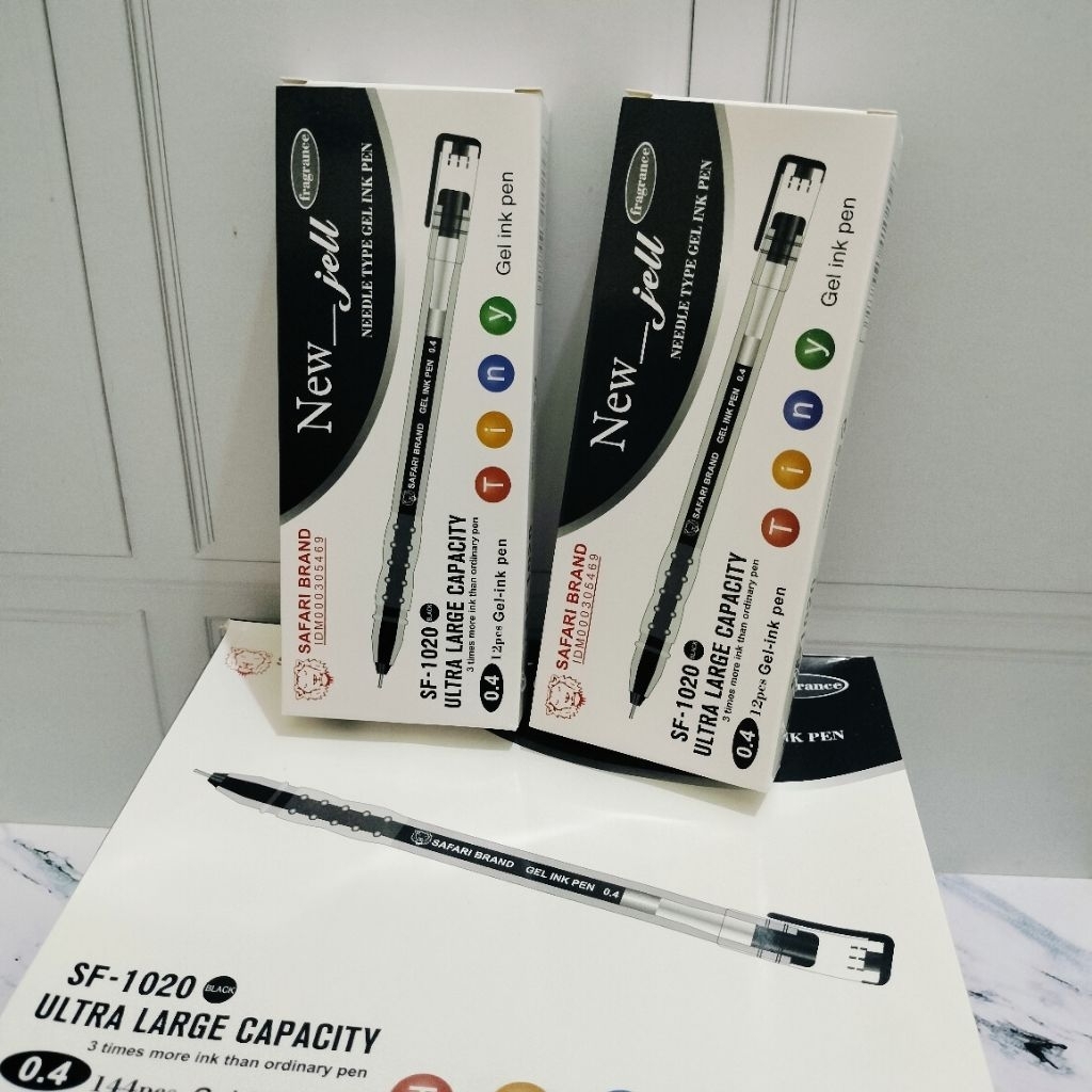 

(12 PCS) Pulpen New Gel Safari/ Van Art/ Gel pen New Zuixua