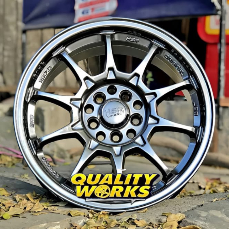 Velg Model Ce28 R16 HSR SRD Black Chrome Buat Mobil Ertiga, Luxio, Grandmax, Serena, Apv