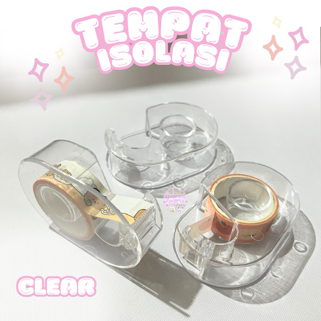 

[SPARKIE] TEMPAT ISOLASI CLEAR WASHI TAPE