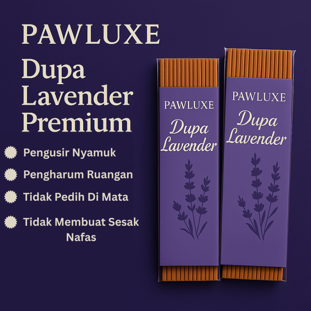 Lukchup_20 Dupa Lavender Pengusir Nyamuk / Dupa Premium Aroma Lavender / Dupa Pengharum Ruangan