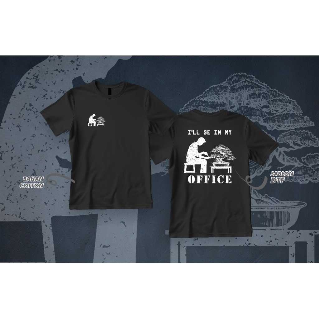 TSHIRT BONSAI/KAOS BONSAI/BAJU BONSAI KEGIATAN BONSAI SAYA