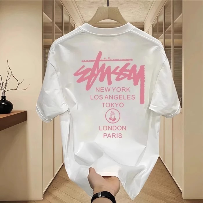 Tshirt Baju Kaos Distro STSY Pink - Kaos Distro Pria Wanita