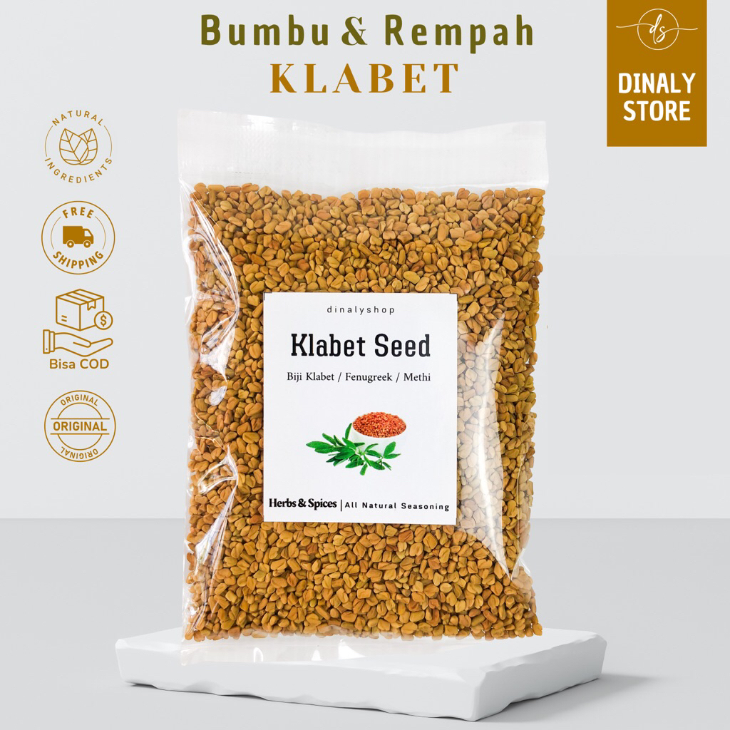 

BIJI KLABET | METHI SEED | FENUGREEK | HALBA | HULBAH 100 GRAM