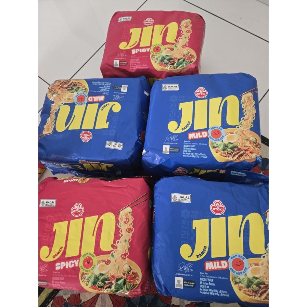 

OPEN ORDER PACK MILD , ORIGINAL OTOKI JIN RAMEN HALAL DARI FREE STIKER FOTO JIN BTS