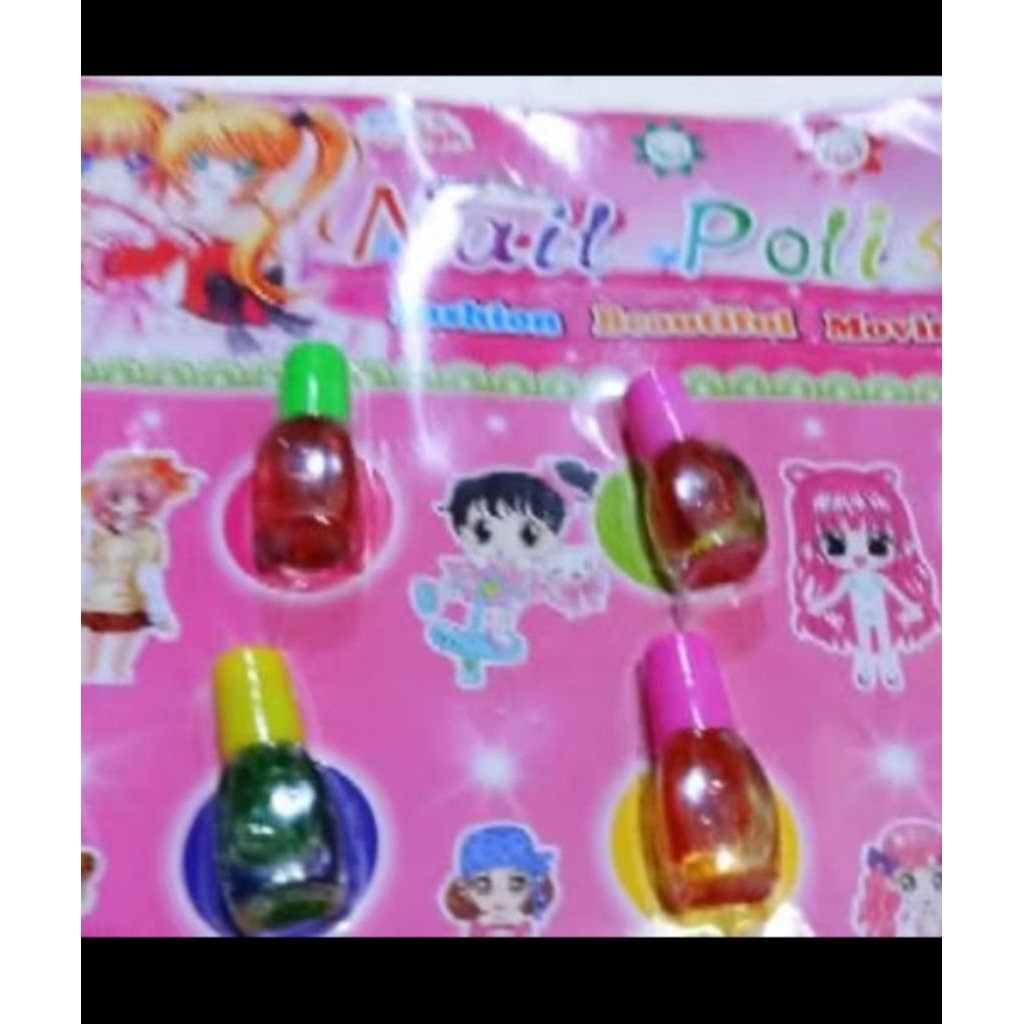 ISI 20 PCS KUTEK ANAK MURAH GROSIR ASEMKA WARNA CERAH