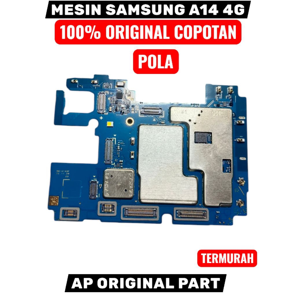 Mesin Samsung A14 4G Normal ada pola,mesin Segel termurah