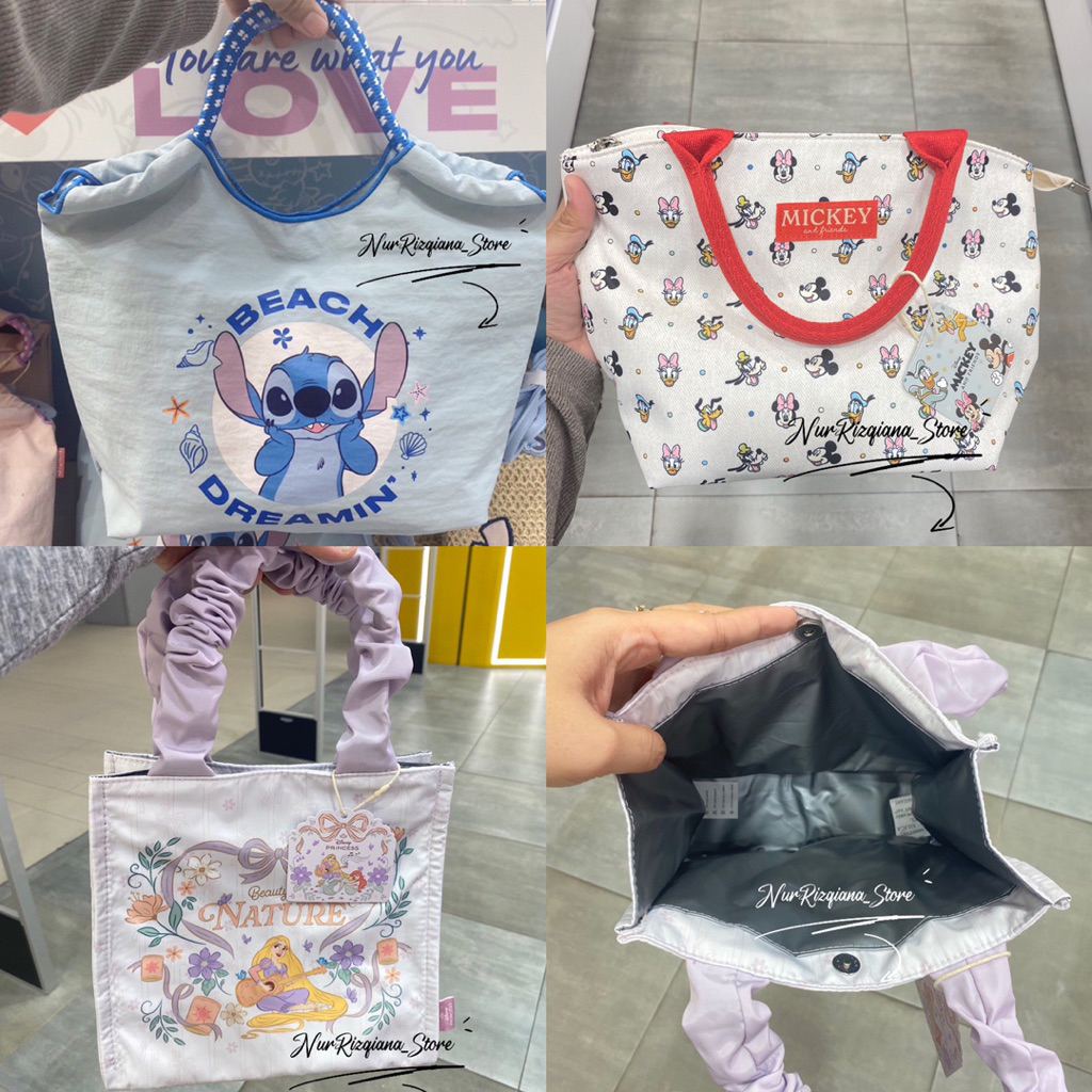 OHSOME X LUNCH BAG EDISI DISNEY ALICE - STITCH - MICKEY MOUSE - RAPUNZEL - DUMBO BAMBI / TAS BEKAL
