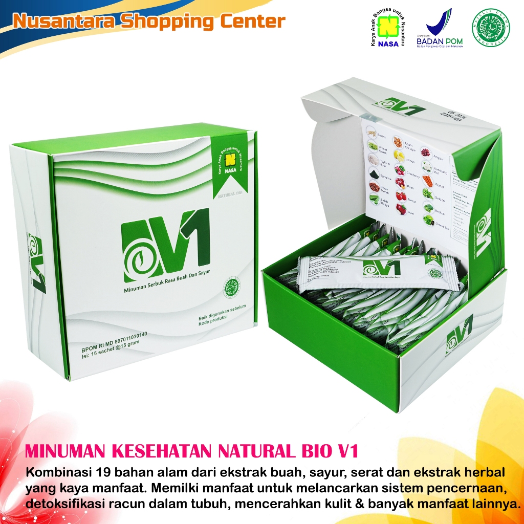 

MINUMAN DIET & KECANTIKAN NATURAL BIO V1