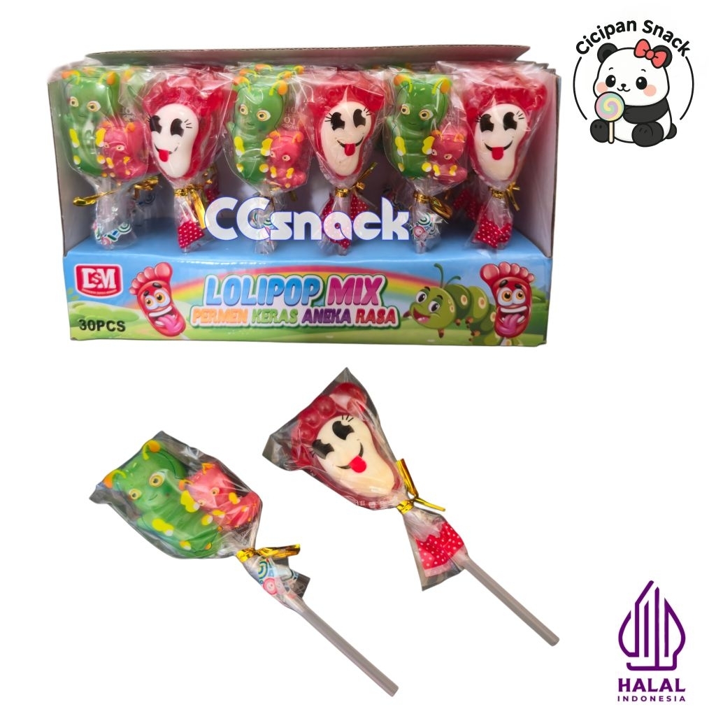 

DSM KAKI ULAT LOLIPOP BOX ISI 30