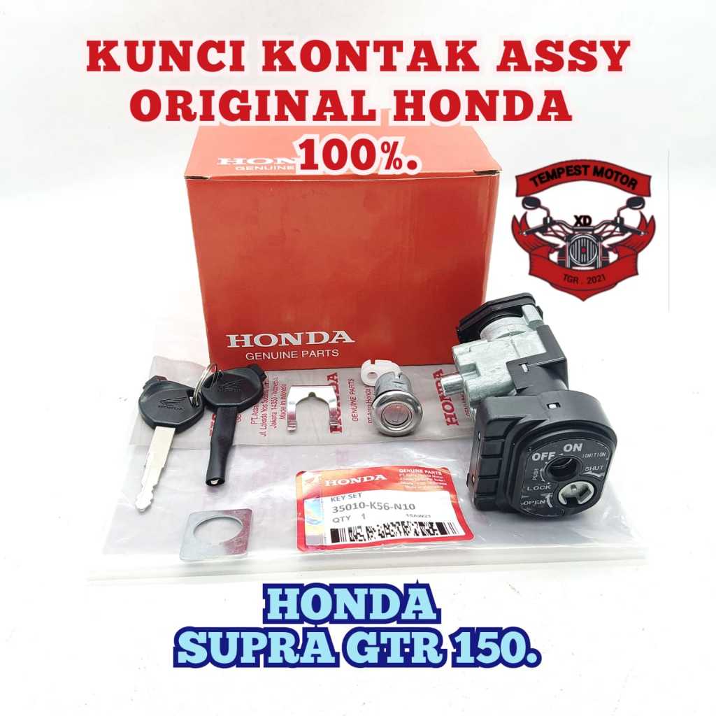 KUNCI KONTAK ORI SUPRA GTR 150 KEYSET HONDA SUPRA GTR 150 KONCI KONTAK SUPRA GTR 150 ORI HONDA