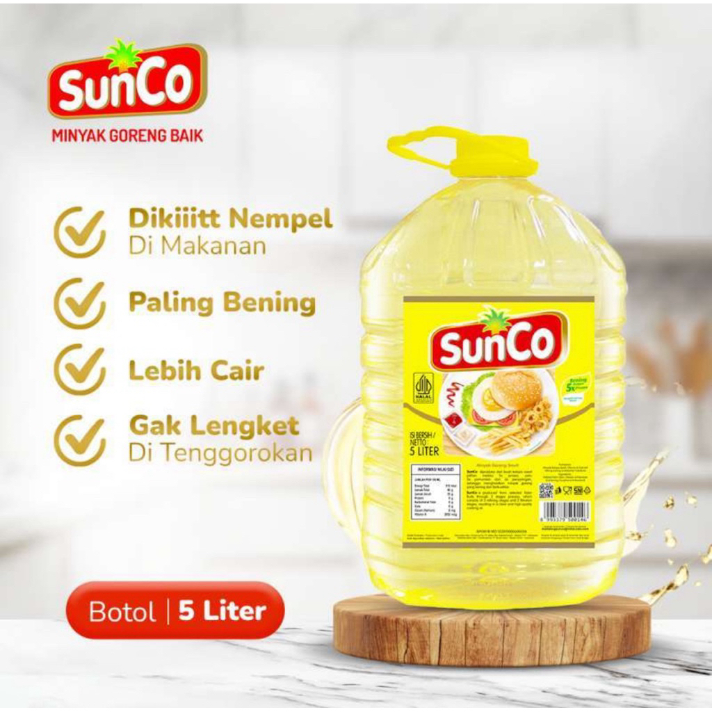 

Sunco Minyak Goreng Botol 5 L