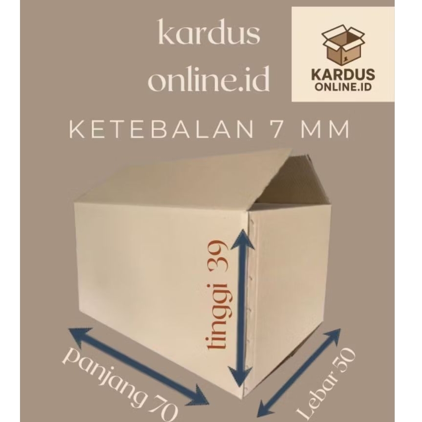 

Kardus packing UK 70x50x39 7mm (5ply)