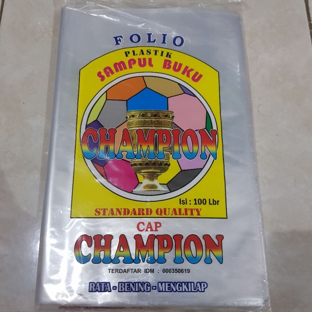 

Sampul buku plastik folio - 10 Lembar