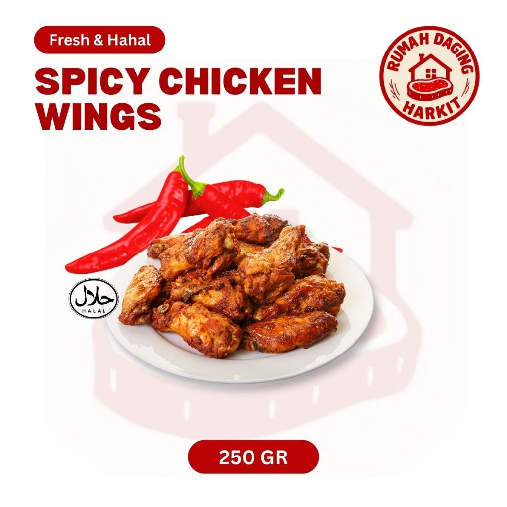 

Spicy Chicken Wings Bumbu Pedas Lezat Kab Tangerang