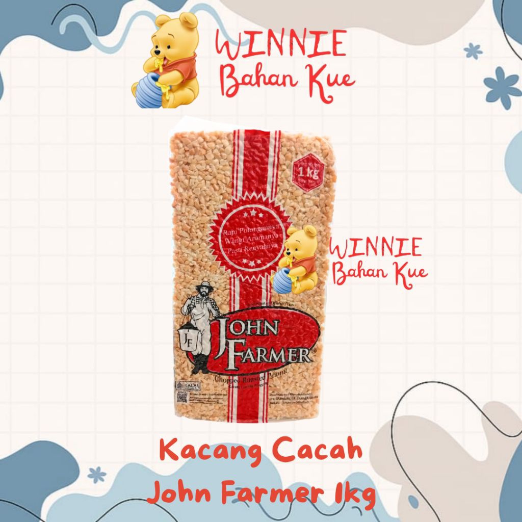 

Kacang cacah John Farmer 1kg | Kacang toping donat | kacang panggang
