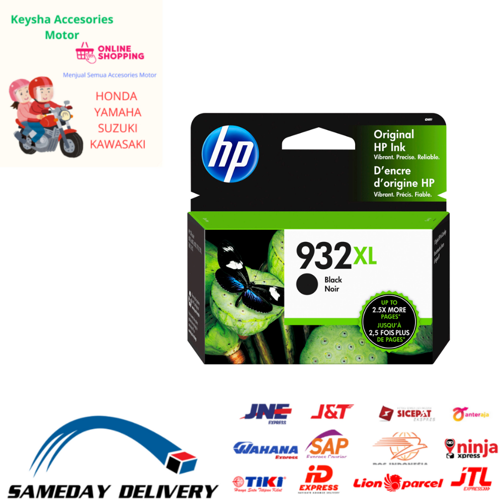 Tinta HP 932XL Black Original . Tinta Printer HP Ori 932XL