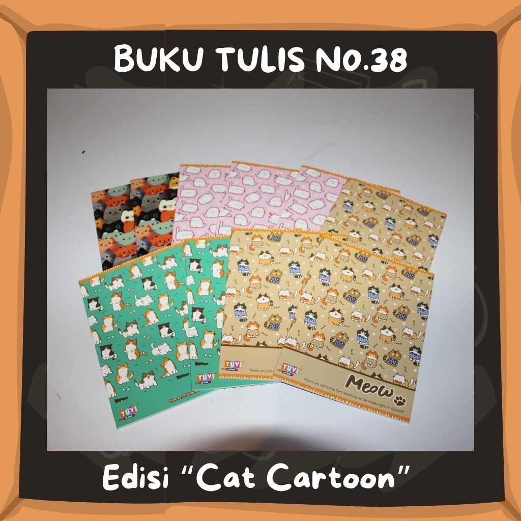 

My Book Seri Cat Cartoon 38 Lembar - 10 Buku