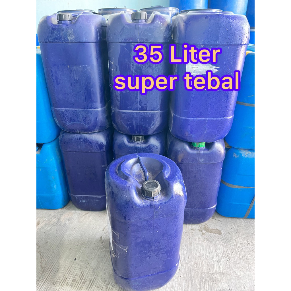 jrigen sintas lonjong 35 liter bahan hdpe nomer 1