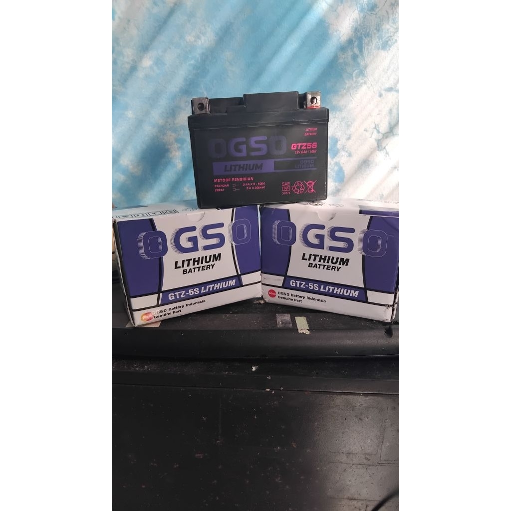 Aki motor oGSo GTZ- 5S lithium matic , bebek , sporty