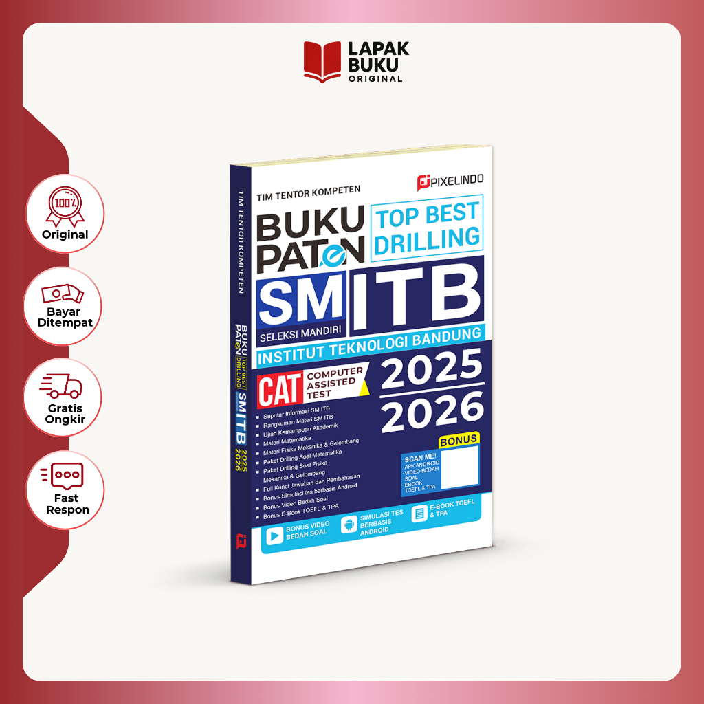 Buku Paten Top Best Drilling Seleksi Mandiri ITB 2025/2026 - Pixelindo