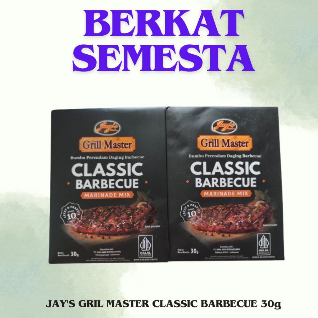

JAY'S GRILL MASTER CLASSIC BARBECUE 30g
