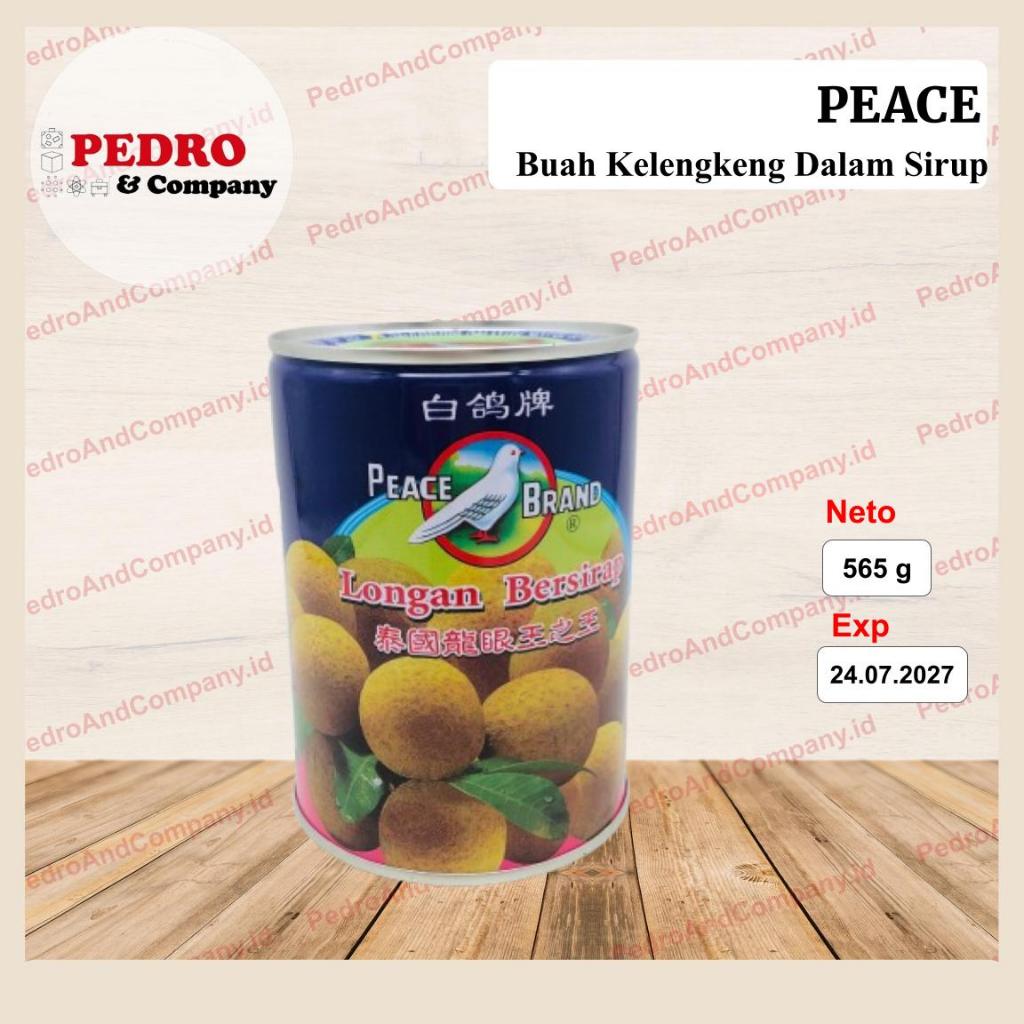 

Peace brand longan in syrup 565 gram buah leci dalan sirup