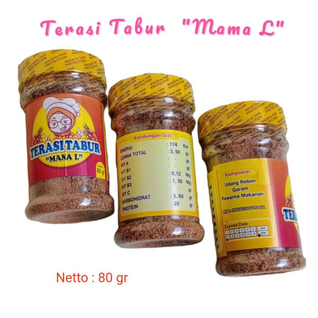 

Terasi Tabur Kering Asli Puger 80 gr