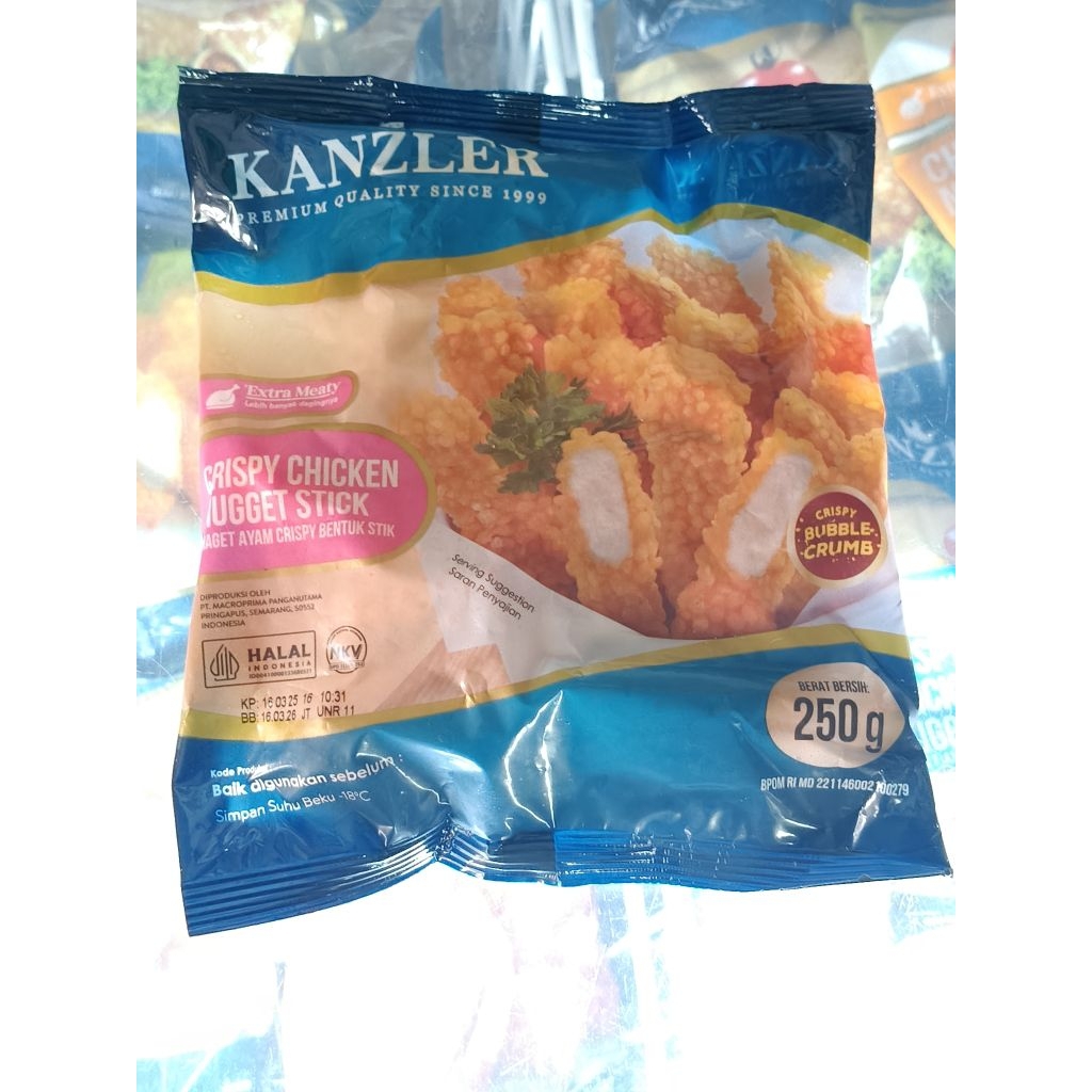 

Kanzler Crispy Chicken Nugget Stick 250 gr